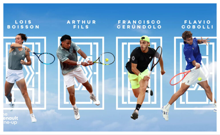 Renault wzmacnia swoją obecność w tenisie z czterema nowymi ambasadorami