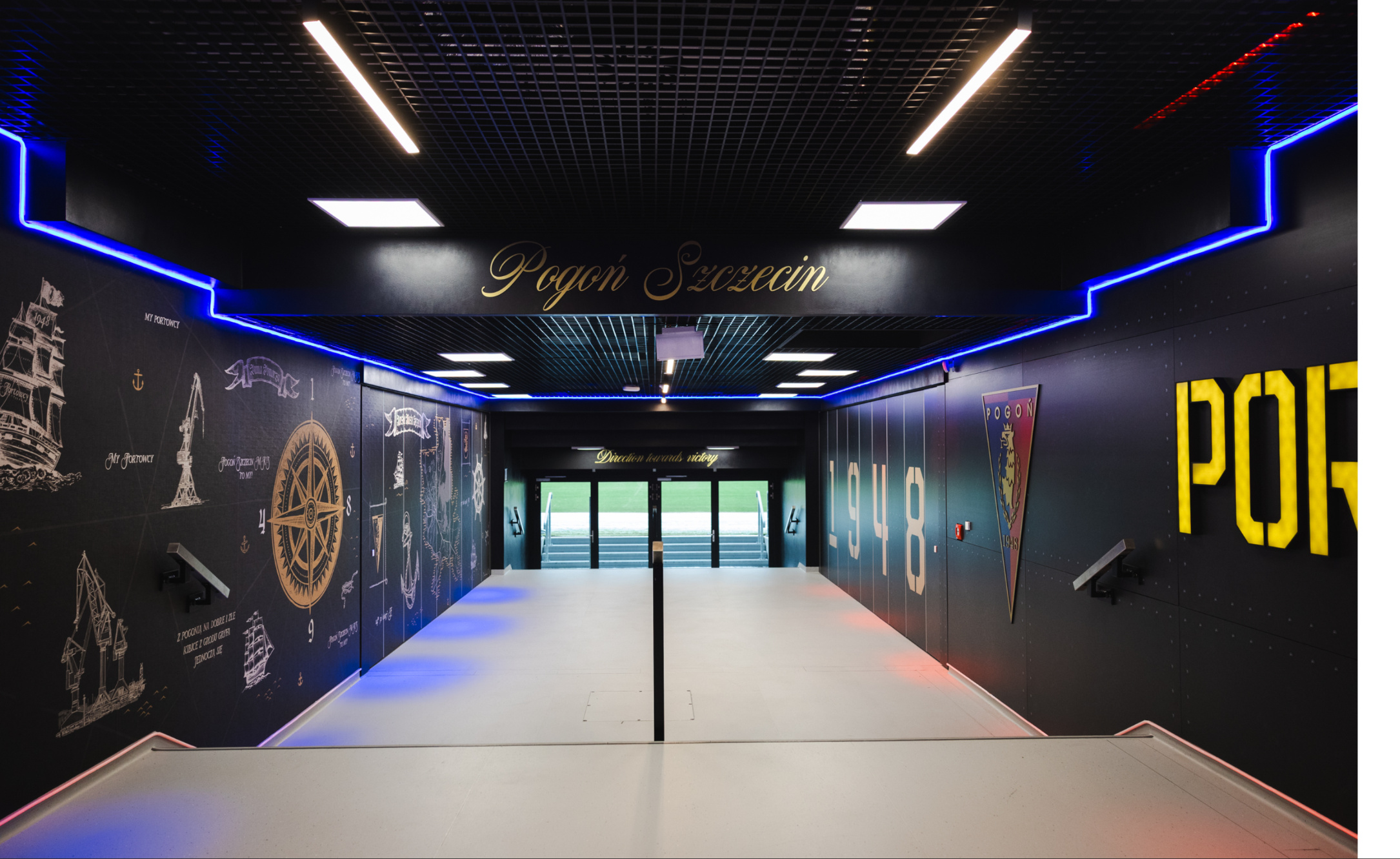 Pogoń Szczecin ma nowy tunel. Ufundował go STS, partner Portowców