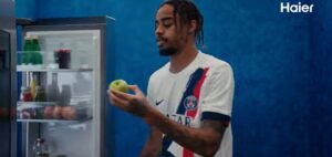Haier – kampania „Jouez avec les Numéros Un” z Paris Saint-Germain