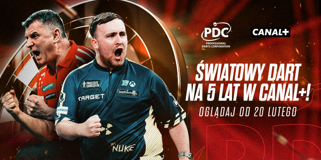 CANAL+ pozyskał na 5 lat prawa do międzynarodowych rozgrywek w darta