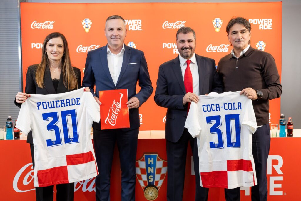 Coca-Cola nowym partnerem reprezentacji Chorwacji w piłce nożnej