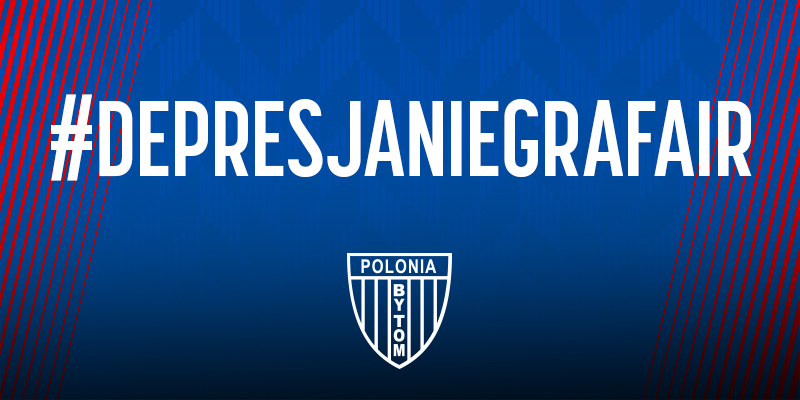 #DepresjaNieGraFair. Kampania społeczna Polonii Bytom skupia się na trosce o zdrowie psychiczne