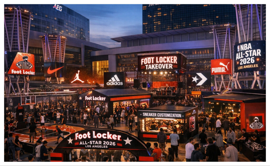 Foot Locker i jego największa aktywacja podczas NBA All-Star 2026