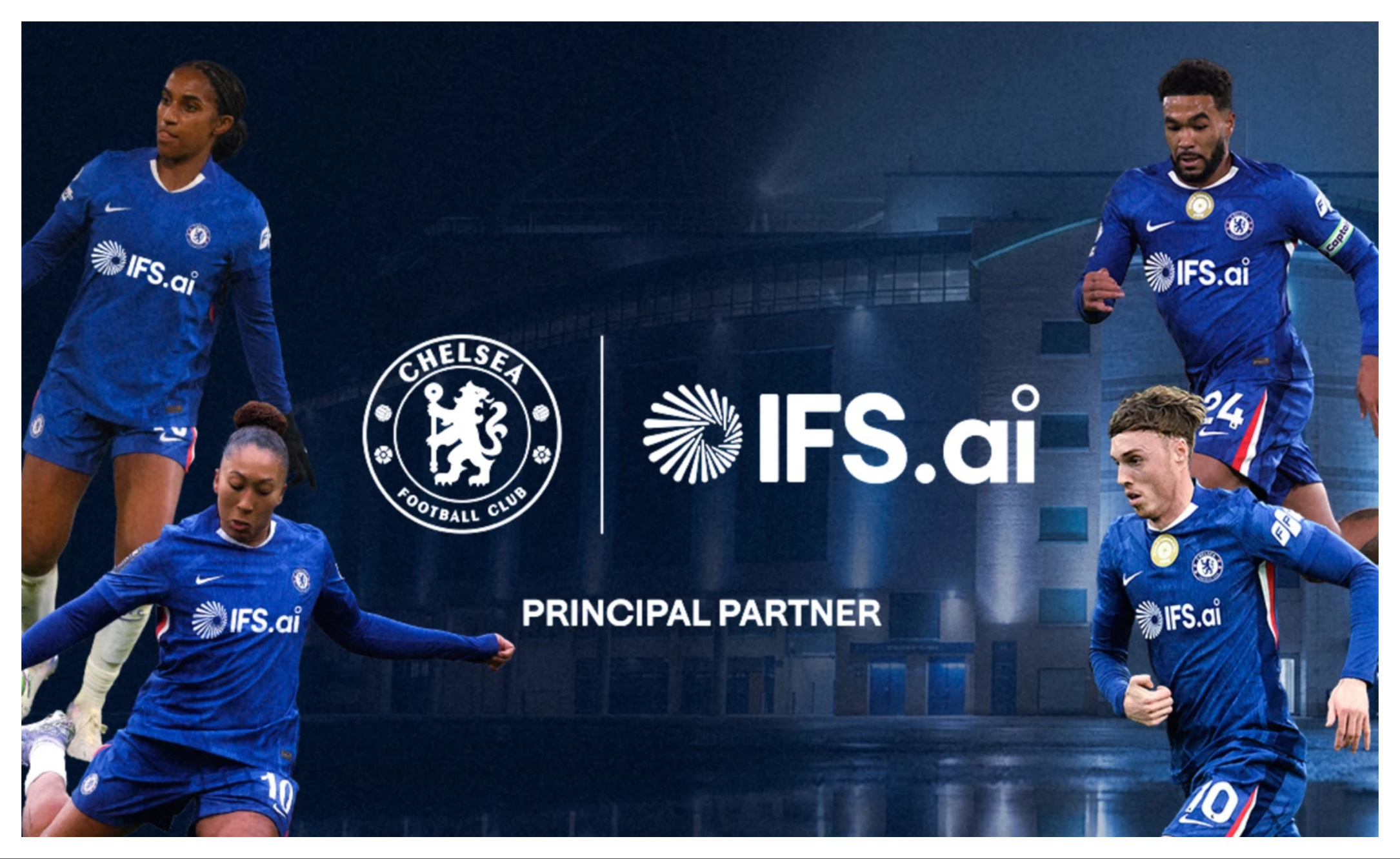 Chelsea ogłasza partnerstwo z IFS – technologia AI na koszulkach