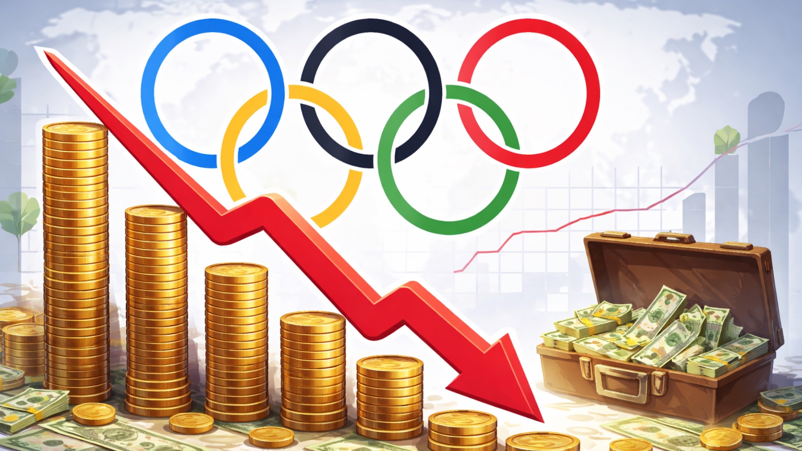 Przychody sponsorskie MKOl w dół: najgorszy wynik od 2020 roku