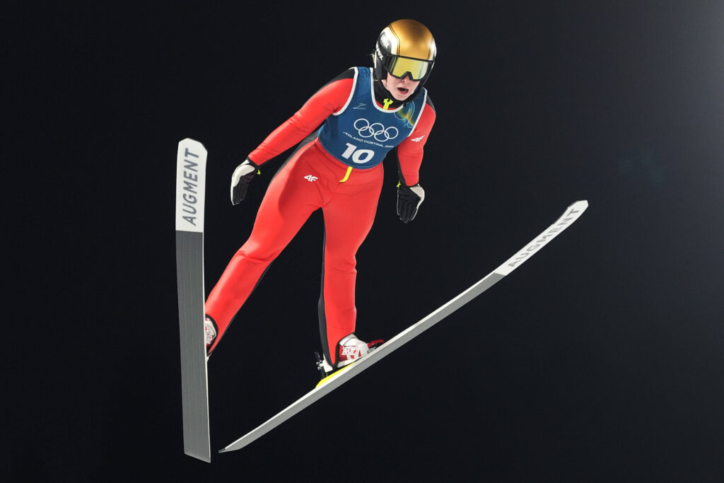 Pn Predazzo 05/02/2026 - Olimpiadi Milano Cortina 2026 / Ski jumping, Skispringen, Ski, nordisch womens normal hill training / foto Image nella foto: Pola Beltowska PUBLICATIONxNOTxINxITA
2026.02.05 Predazzo
Sport
Zimowe Igrzyska Olimpijskie Mediolan-Cortina 2026 
skoki narciarskie kobiet
Foto IMAGO/PressFocus

!!! POLAND ONLY !!!