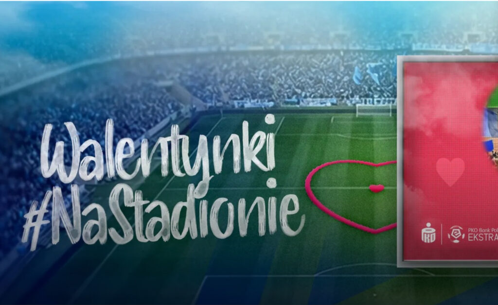 Walentynki na stadionie. Ekstraklasa łączy miłość z futbolem