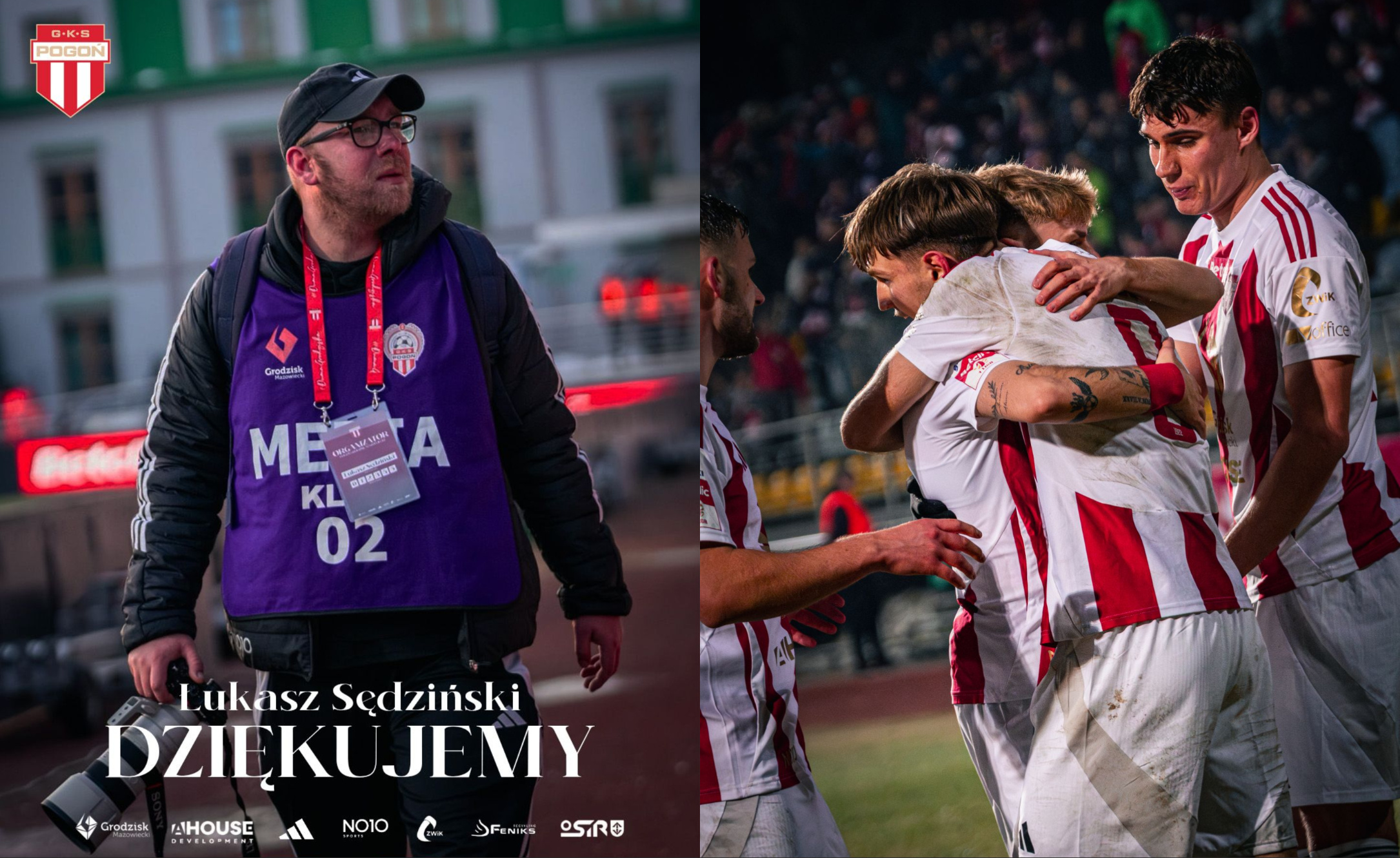 Łukasz Sędziński odchodzi z Pogoni Grodzisk Mazowiecki. Kibice są zawiedzeni