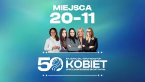 TOP50 Najbardziej Wpływowych Kobiet w Polskim Biznesie Sportowym. Miejsca 20–11