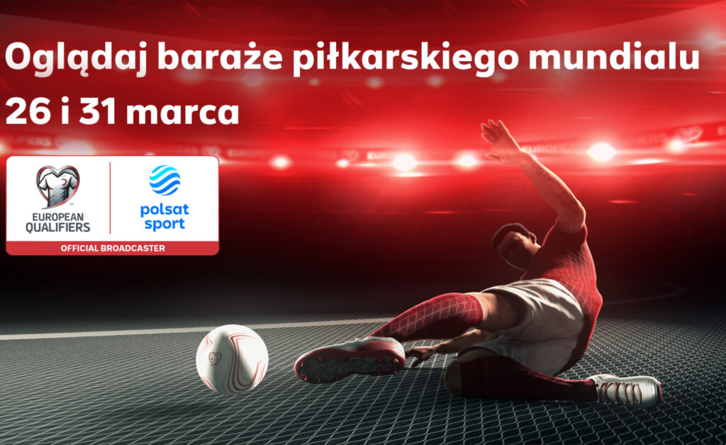 Mecze barażowe o MŚ i piłkarski maraton w Polsacie Sport