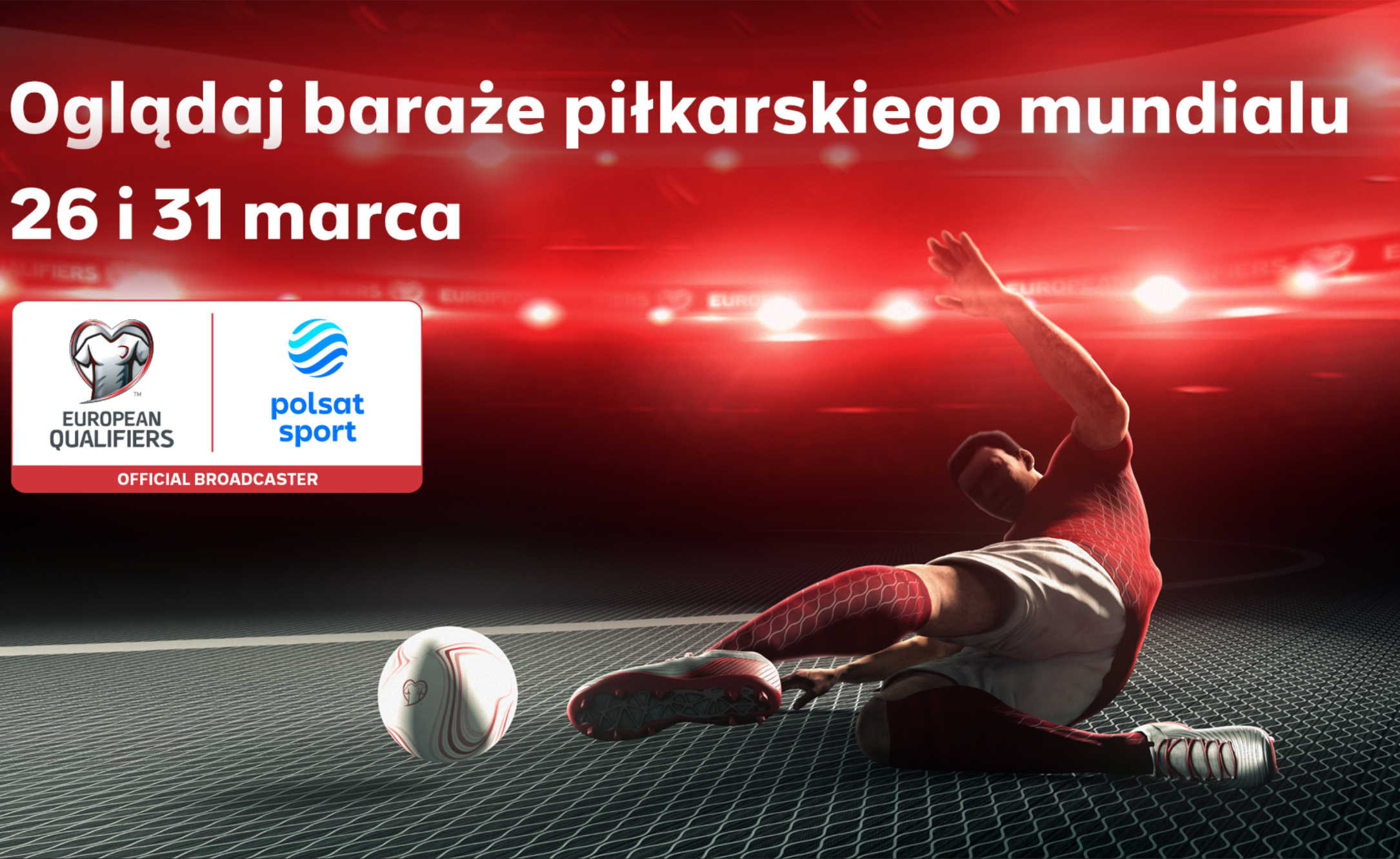 Mecze barażowe o MŚ i piłkarski maraton w Polsacie Sport
