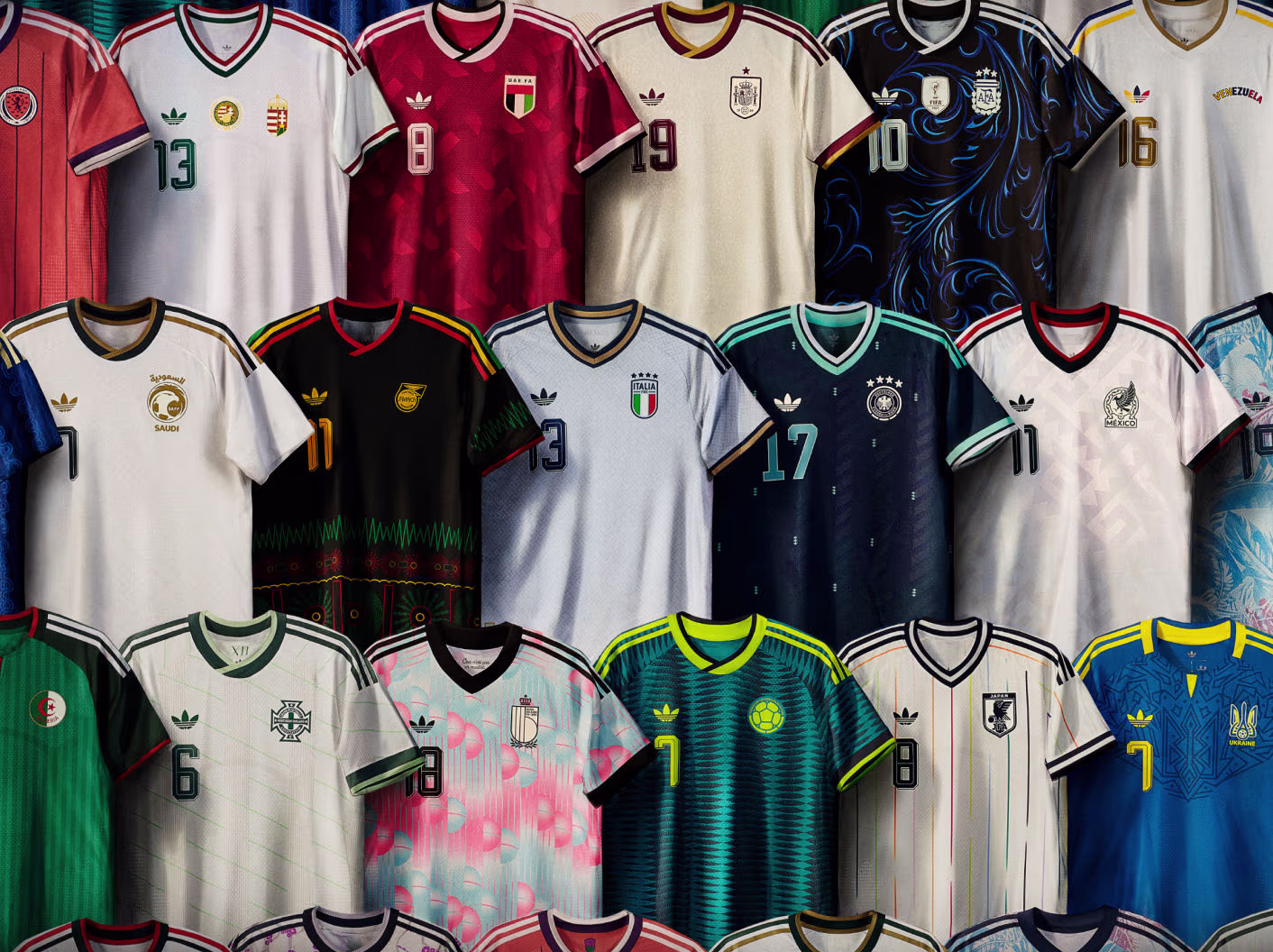 Adidas zaprezentował kolekcję koszulek przed mundialem