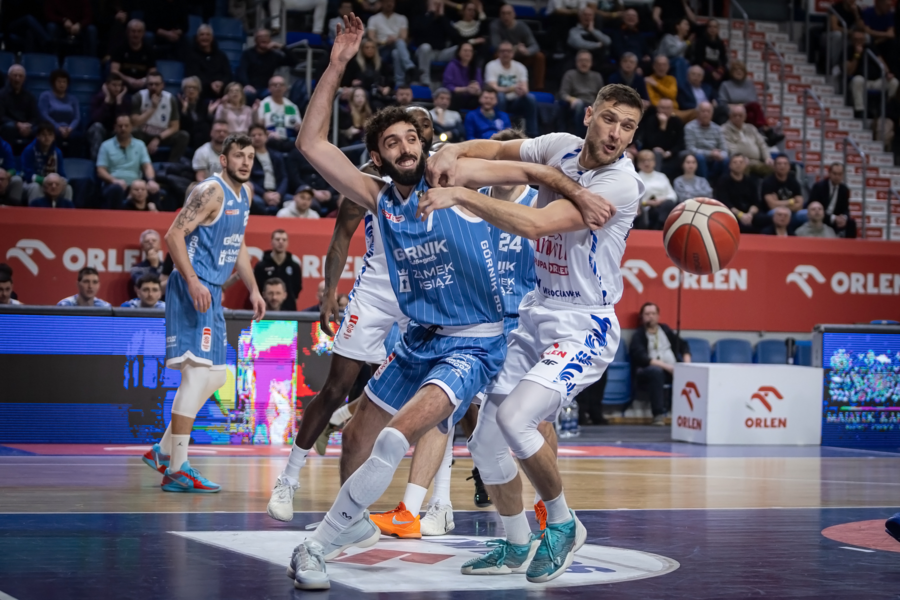 2026.01.06 Wloclawek
Koszykowka, Polska Liga Koszykowki, Orlen Basket Liga, Sezon 2025 / 2026

1 kolejka OBL,  mecz Anwil Wloclawek - Gornik Zamek Ksiaz Walbrzych

N/z {persons}
Foto Piotr Kieplin / PressFocus