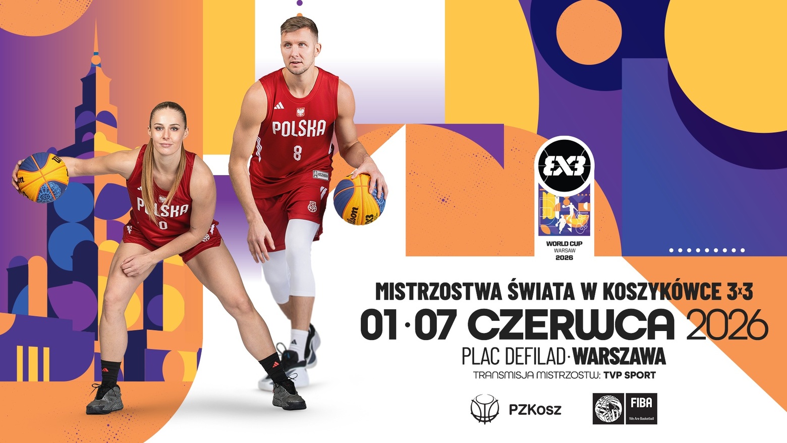 Telewizja Polska pokaże MŚ 2026 w koszykówce 3×3 w Warszawie