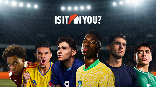The new global campaign reminds athletes to trust what got them there: the sweat, the sacrifices and the science behind Gatorade’s #1 proven electrolyte blend. Left to right: Tajon Buchanan, Luis Díaz, Julián Álvarez, Vini Jr, Christian Pulisic, Gilberto Mora