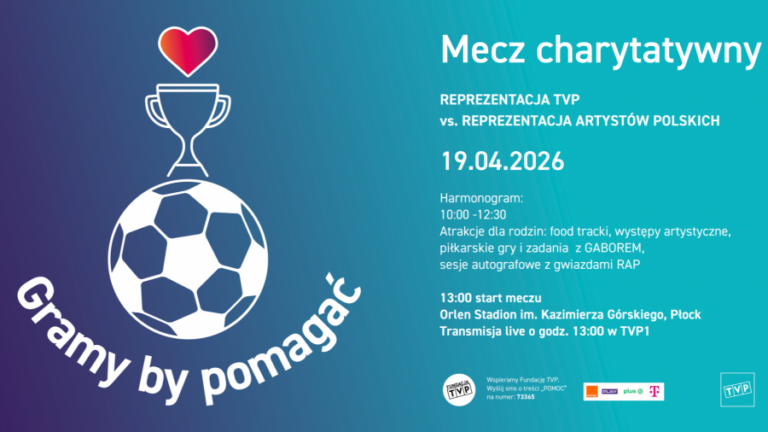„Gramy, by pomagać” – mecz TVP kontra artyści
