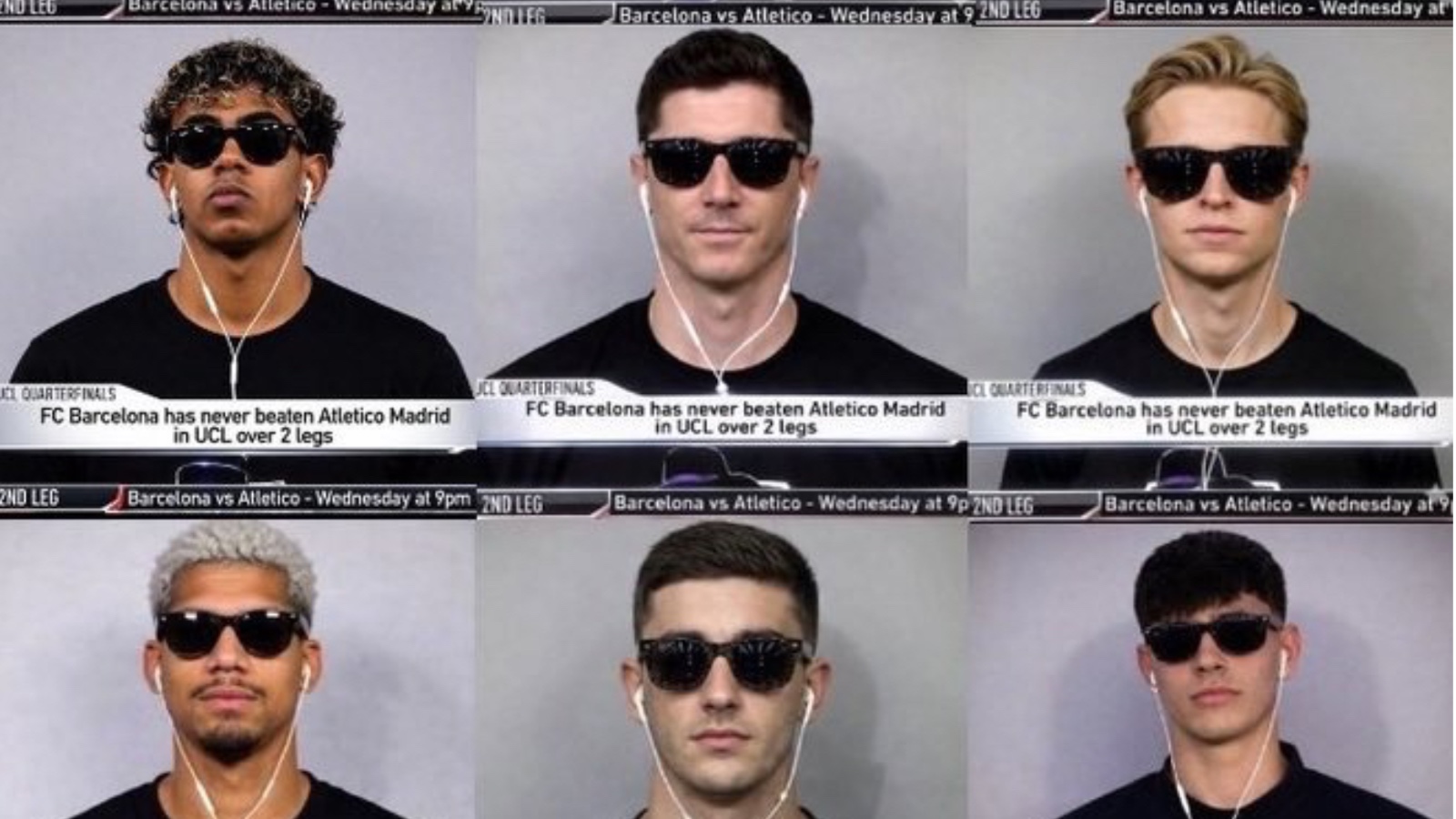 Piłkarze Barcelony reagują na viralowy trend z LeBronem Jamesem