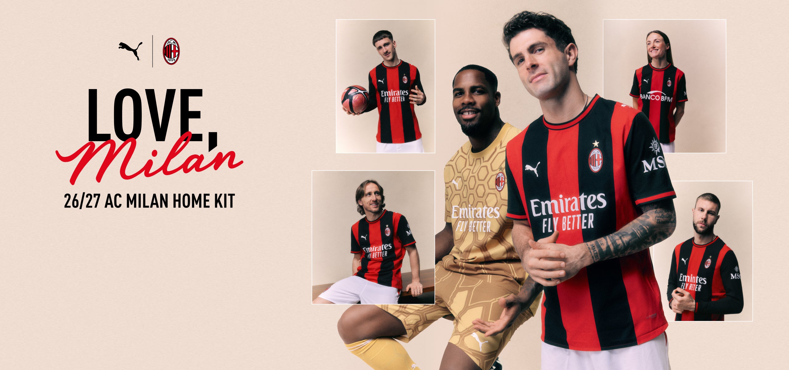 AC Milan i Puma prezentują koszulki na sezon 2026/27