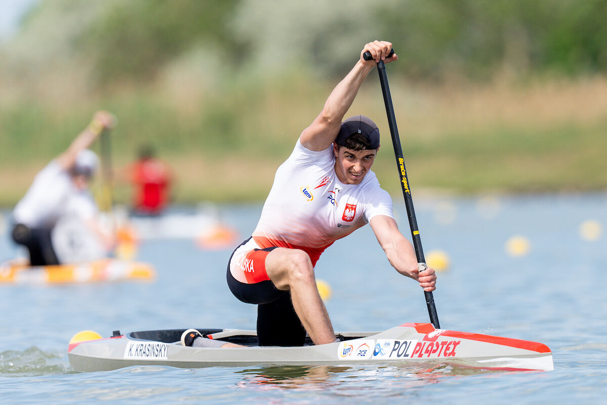 10.05.2026, Szeged, Puchar Swiata w kajakarstwie, Kyrylo Krasinskyi fot. Tomasz Jastrzebowski