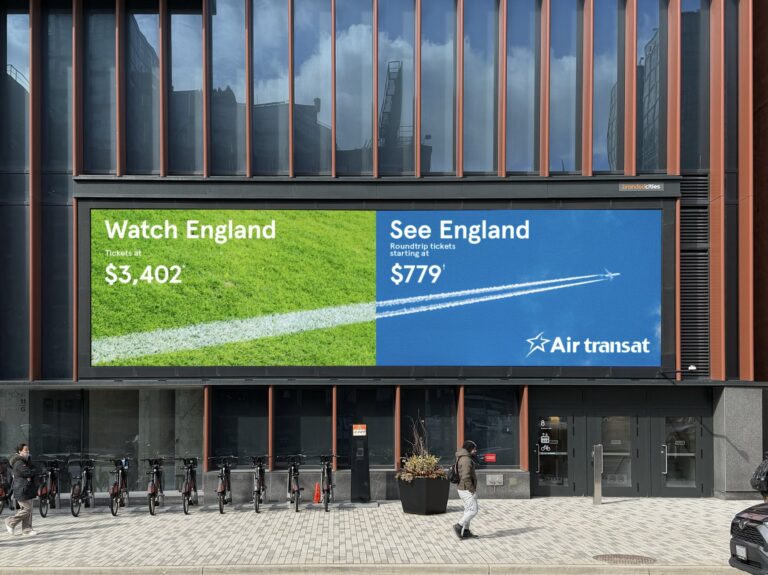 Air Transat – kampania oparta na cenach biletów na mundial