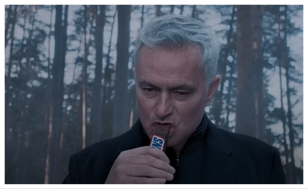 Snickers i Jose Mourinho – marketing oparty na globalnych gwiazdach