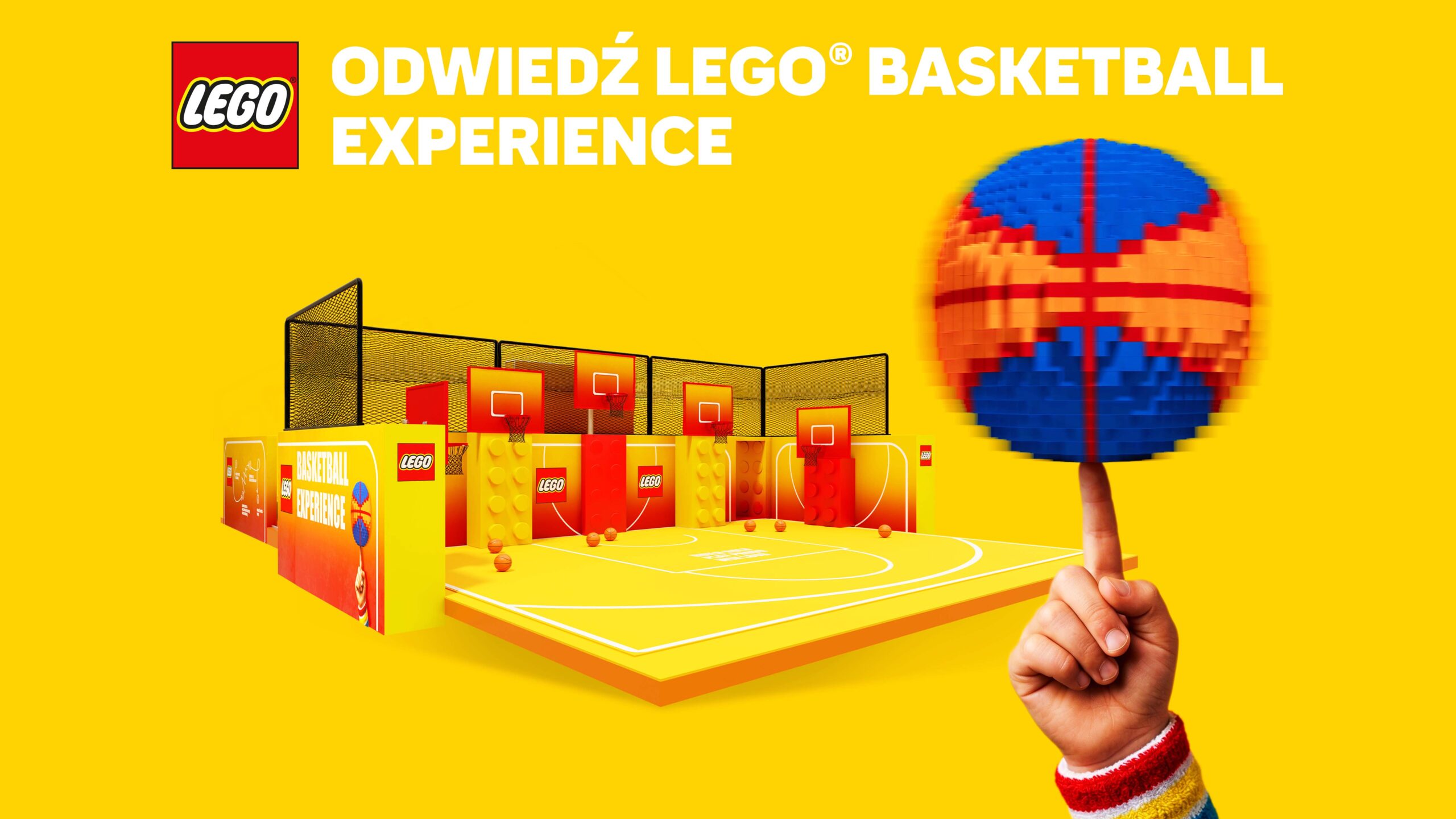 Buduj, graj i odkrywaj: Wyjątkowa Strefa LEGO® dla fanów koszykówki powstaje w Warszawie