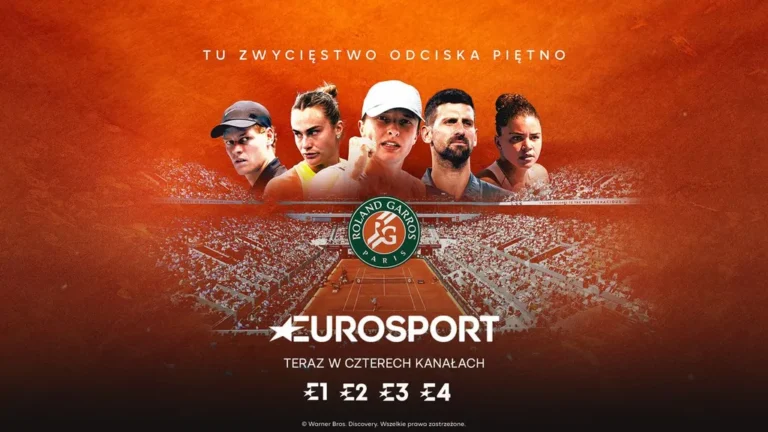 Roland Garros w jeszcze większym wymiarze w Eurosporcie i HBO Max