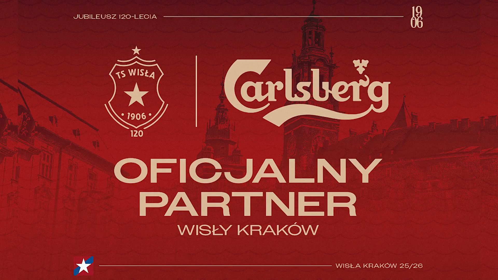 Carlsberg zostaje partnerem Wisły Kraków. Umowa obejmuje trzy sezony