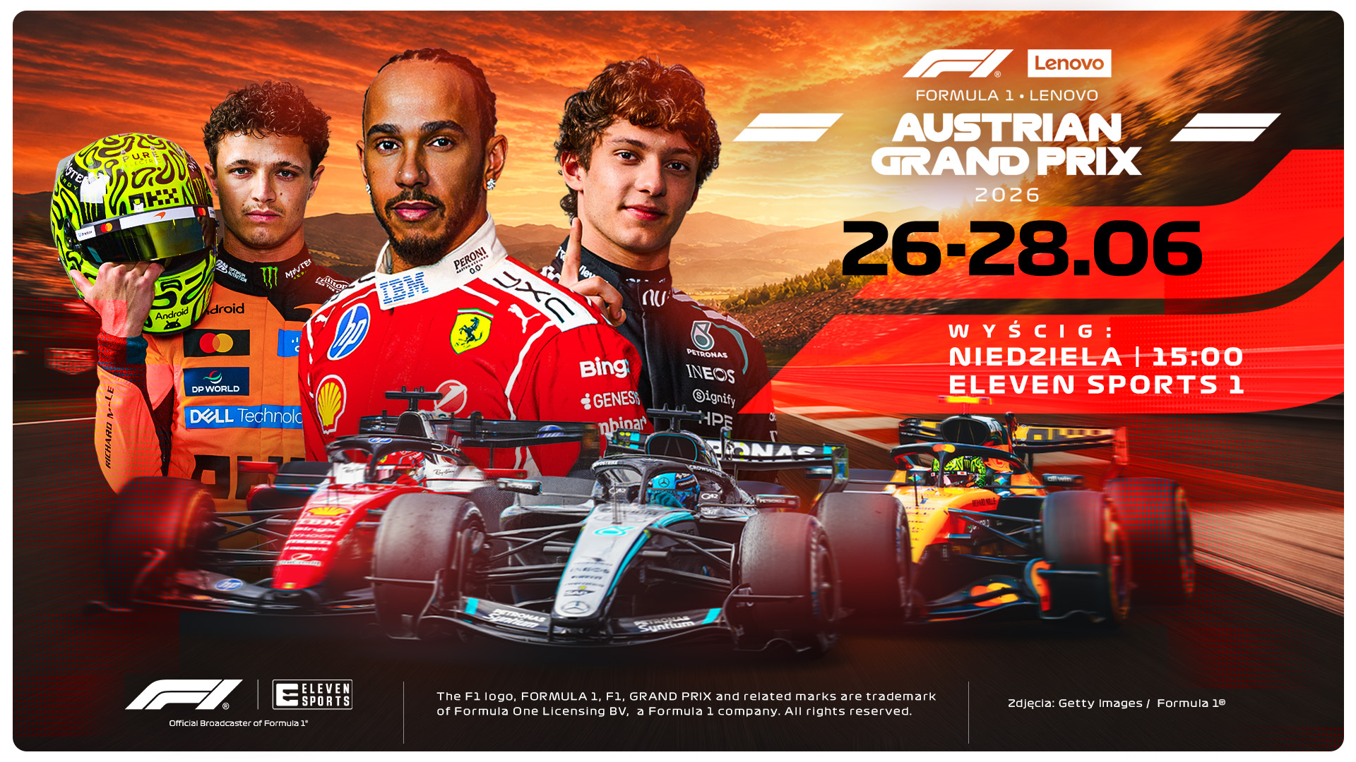 Formuła 1 wraca do Spielbergu. Weekend z Grand Prix Austrii. Gdzie oglądać?