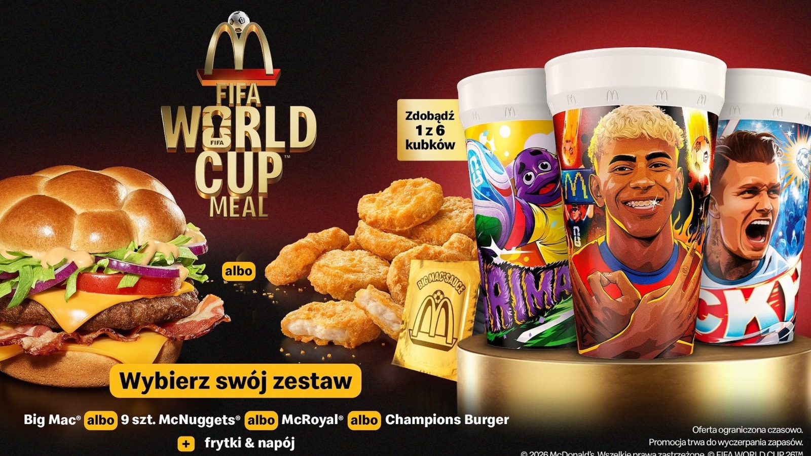 Celebruj FIFA World Cup 26 z McDonald’s. Limitowane zestawy już dostępne