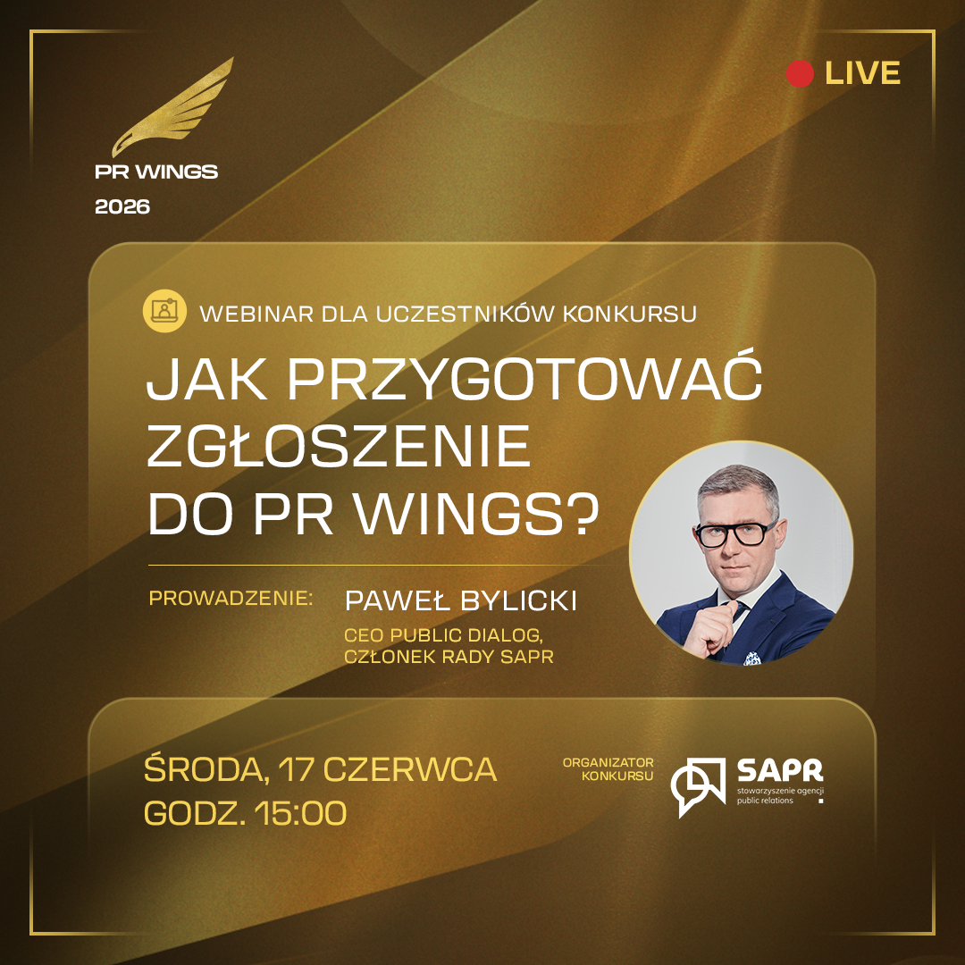 Jak przygotować zgłoszenie do konkursu PR Wings? Bezpłatny webinar już 17 czerwca