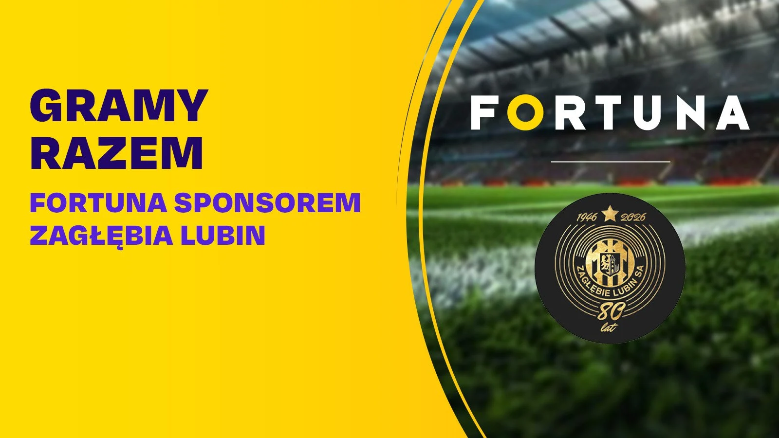 Fortuna i Zagłębie Lubin łączą siły