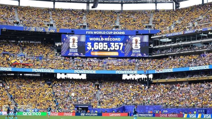 Mundial bije rekord frekwencji. Ponad 4,6 mln kibiców na stadionach