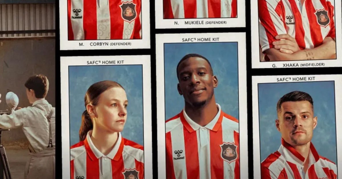 Prezentacja koszulki uwypukla historyczne dziedzictwo Sunderlandu