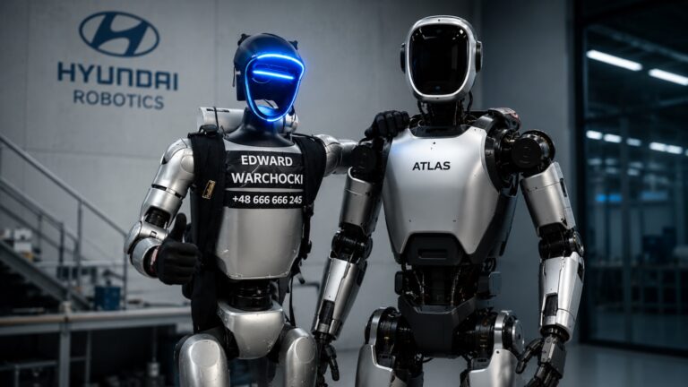 Atlas na mundialu, Edward Warchocki w polskiej piłce. Roboty trafiają do sportowego marketingu