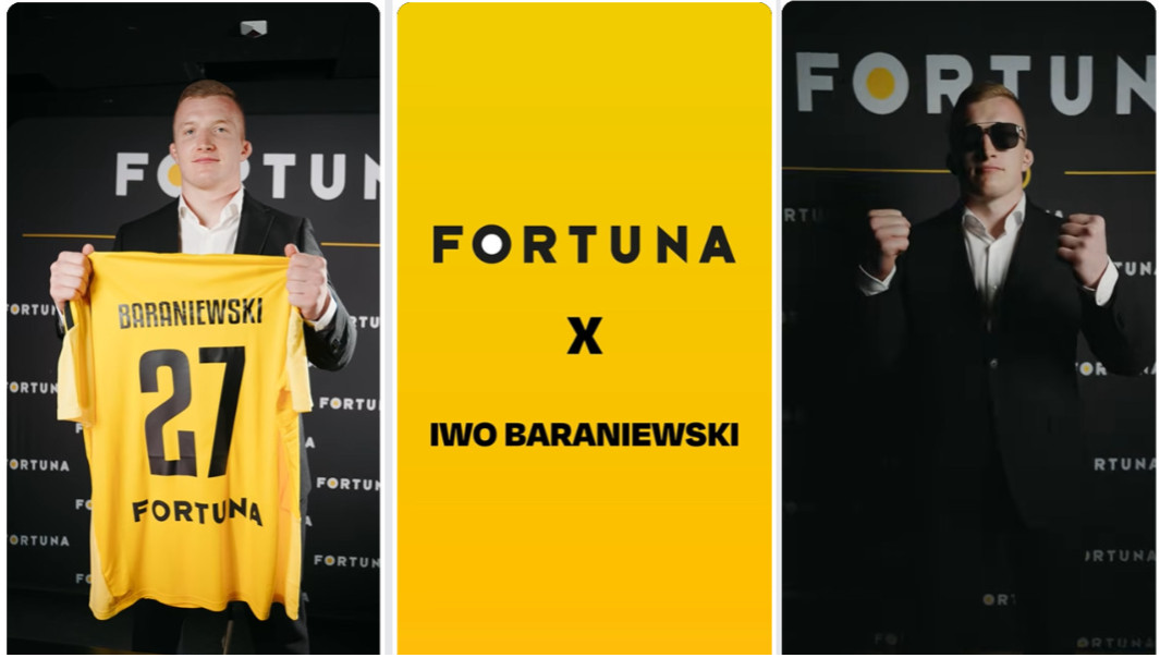 Fortuna sponsorem Iwo Baraniewskiego. Współpraca z niepokonanym zawodnikiem UFC