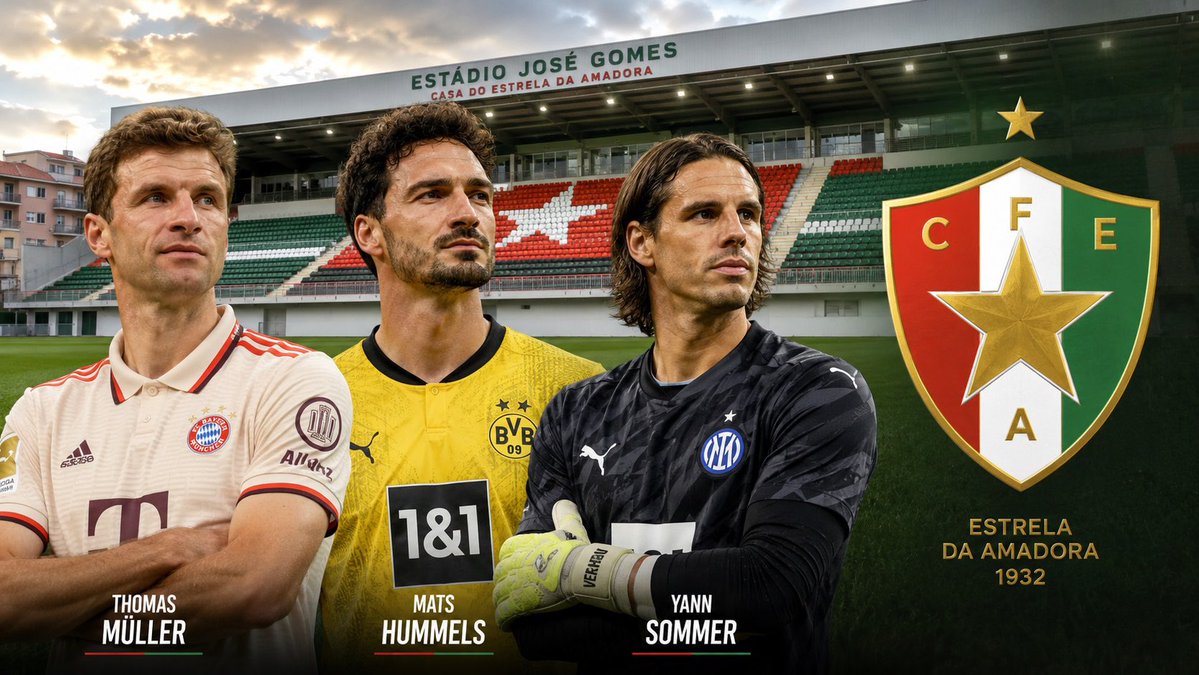 Mueller, Hummels i Sommer inwestują w Estrela da Amadora. Portugalski klub ma wejść na nowy poziom