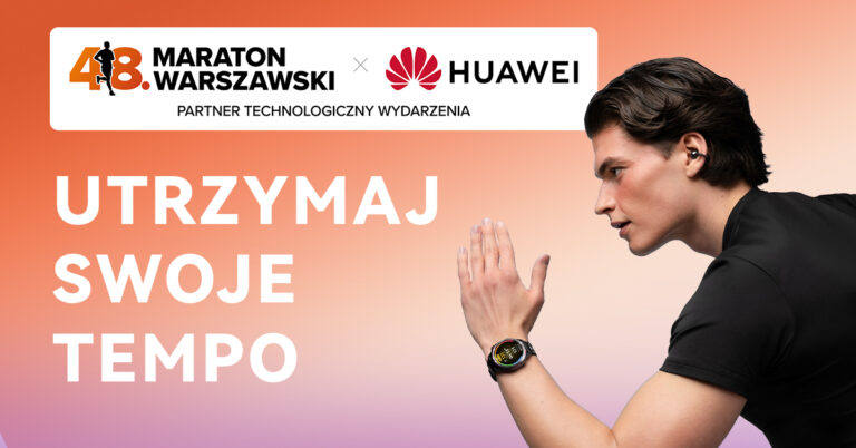 Huawei partnerem technologicznym 48. Maratonu Warszawskiego