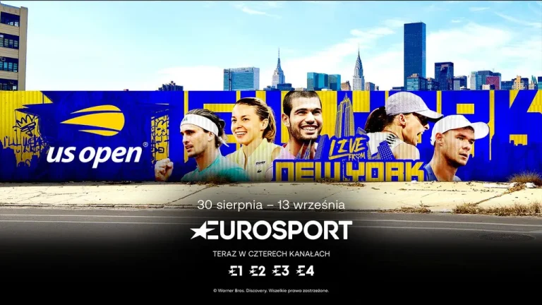 US Open 2026: Gdzie oglądać? Transmisje w Eurosport, HBO Max i Player