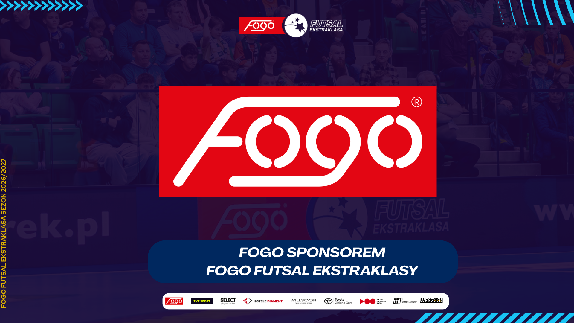FOGO pozostaje sponsorem tytularnym Futsal Ekstraklasy