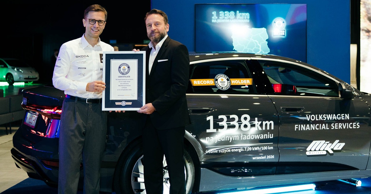 Miko Marczyk z rekordem Guinnessa. 1338 kilometrów na jednym ładowaniu
