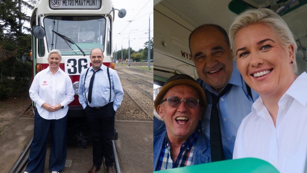 ORLEN i Warszawski Transport Publiczny na Dzień Bez Samochodu. Anita Włodarczyk spełnia swoje tramwajowe marzenie