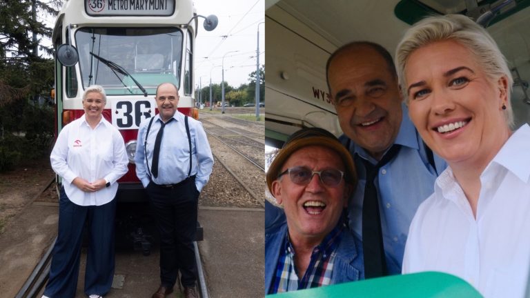 ORLEN i Warszawski Transport Publiczny na Dzień Bez Samochodu. Anita Włodarczyk spełnia swoje tramwajowe marzenie