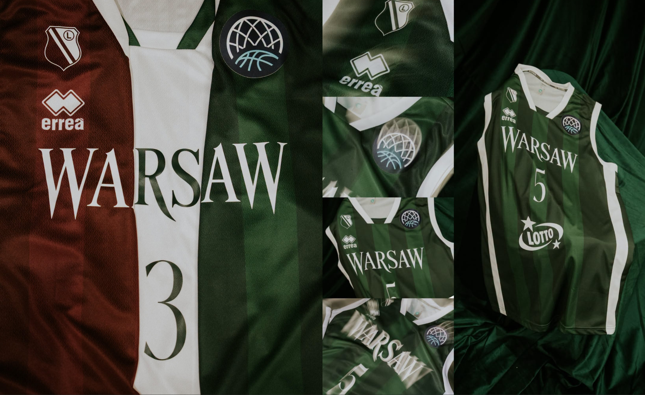 Legia Kosz pokazuje nowe koszulki. Mistrzowie Polski ruszają na europejskie parkiety