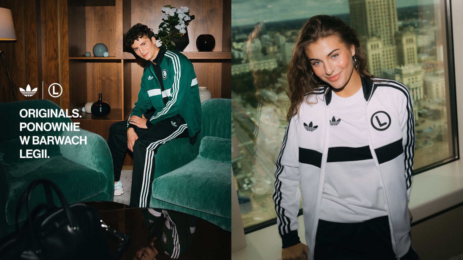 Legia Warszawa x adidas Originals. Kultowy styl trafia do sklepu klubowego