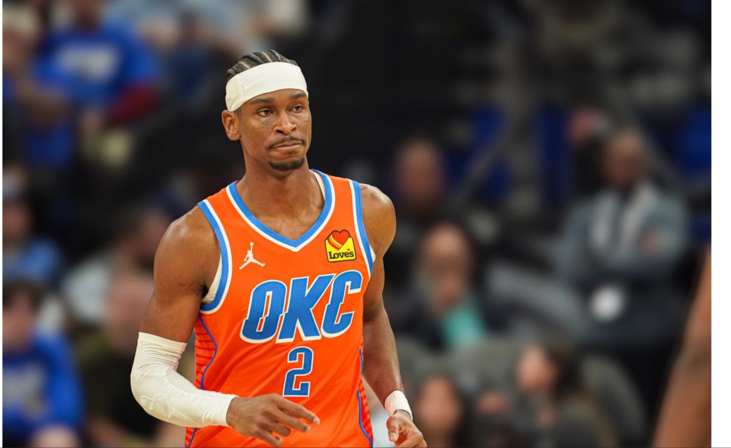 Orlando, Florida, USA, December 19, 2024, Oklahoma Thunder guard Shai Gilgeous-Alexander #2 at the Kia Center. (Photo by Marty Jean-Louis/Sipa USA) 2024.12.19 Orlando koszykowka mezczyzn, amerykanska liga koszykowki NBA Orlando Magic - Oklahoma City Thunder Foto Marty Jean-Louis/SIPA USA/PressFocus !!! POLAND ONLY !!!