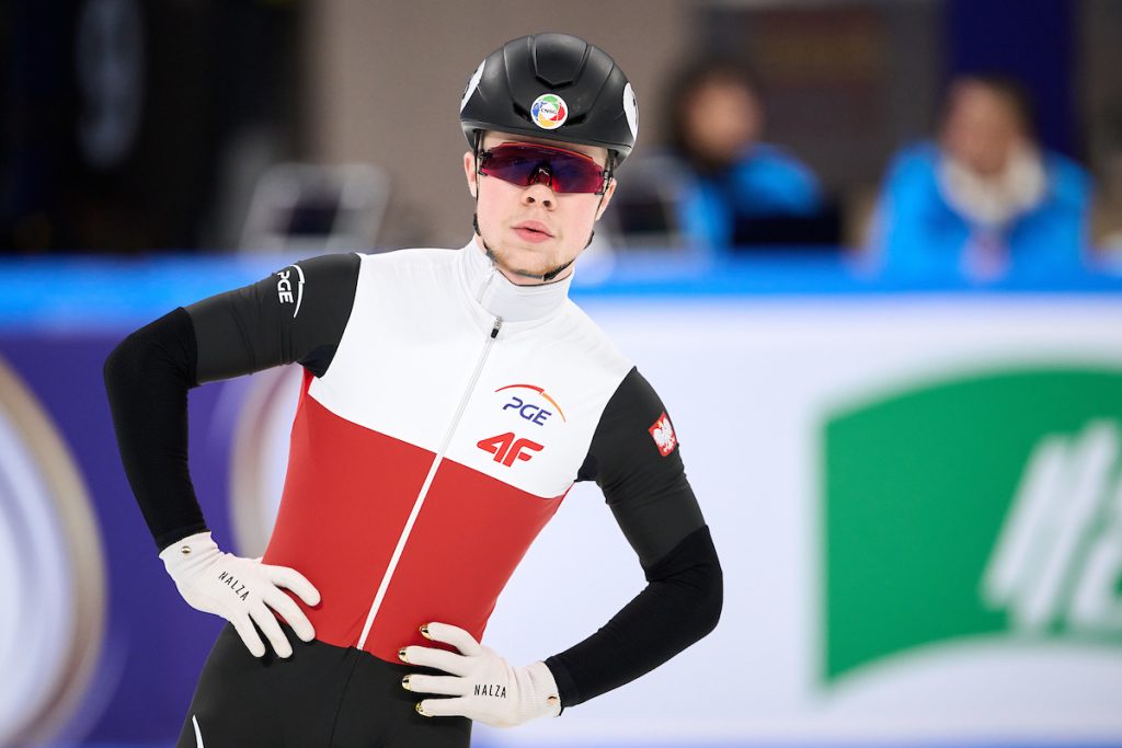 2025.03.14 Pekin, Chiny
Lyzwiarstwo szybkie
Mistrzostwa Swiata
1000m mezczyzn
Michal Niewinski
fot. Rafal Oleksiewicz/PZLS