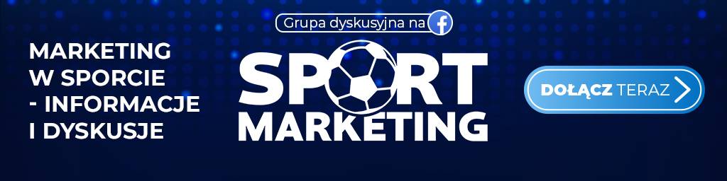Baner Sport Marketing do grupy dyskusyjnej na Facebooku